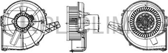 RPLQuality APVTVW0003 - Electric Motor, interior blower autospares.lv