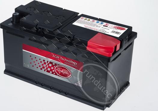RUTEC RNU095AGM - Starter Battery autospares.lv