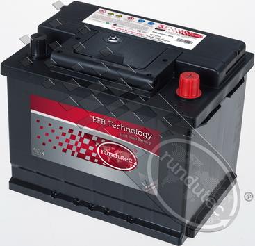 RUTEC RNU060RH-EFB - Starter Battery autospares.lv