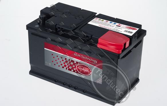 RUTEC RNU080AGM - Starter Battery autospares.lv