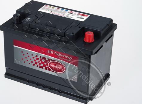 RUTEC RNU070RH-EFB - Starter Battery autospares.lv