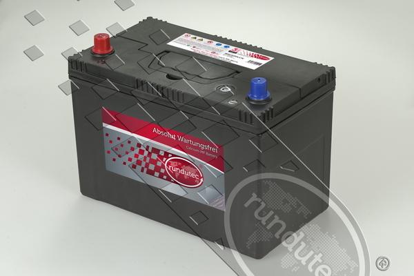 RUTEC RNU100LCN - Starter Battery autospares.lv