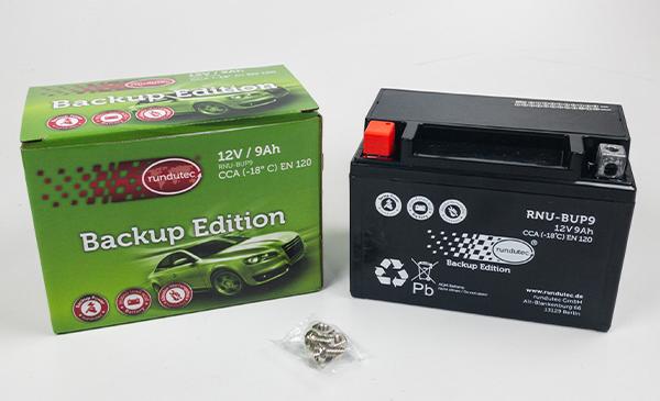 RUTEC RNU-BUP9 - Starter Battery autospares.lv