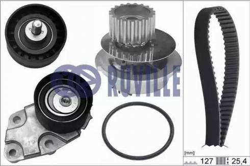 Ruville 59002701 - Water Pump & Timing Belt Set autospares.lv