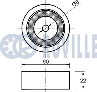 Ruville 540631 - Pulley, v-ribbed belt autospares.lv