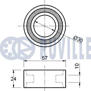 Ruville 540047 - Tensioner Pulley, timing belt autospares.lv