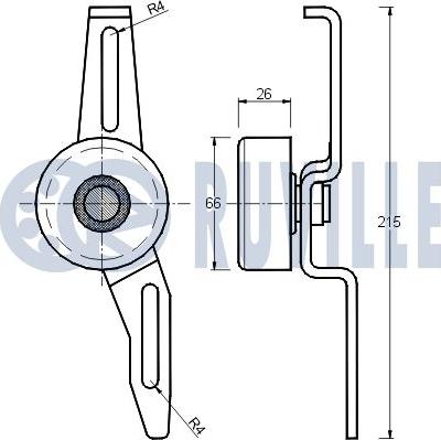 Ruville 540104 - Belt Tensioner, v-ribbed belt autospares.lv