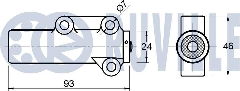 Ruville 541088 - Vibration Damper, timing belt autospares.lv