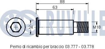 Ruville 541347 - Belt Tensioner, v-ribbed belt autospares.lv