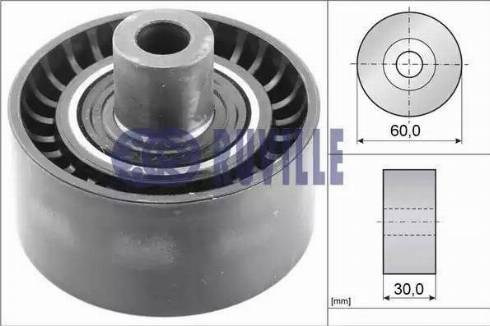 STARMANN OS-2918 - Pulley, v-ribbed belt autospares.lv