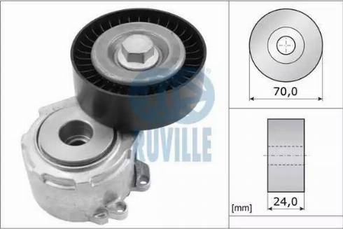 Ruville 55940 - Belt Tensioner, v-ribbed belt autospares.lv