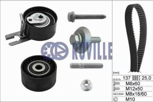 Ruville 5595372 - Timing Belt Set autospares.lv