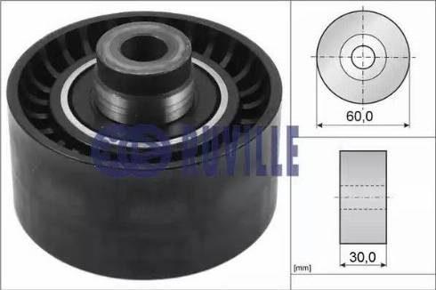 Ruville 55964 - Deflection / Guide Pulley, timing belt autospares.lv