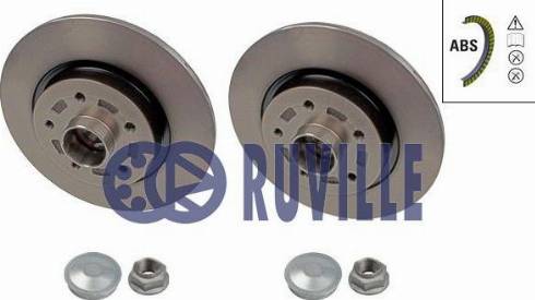 Ruville 5591BD - Brake Disc autospares.lv