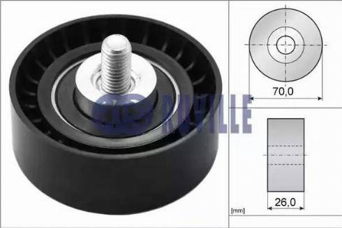 Ruville 55939 - Pulley, v-ribbed belt autospares.lv