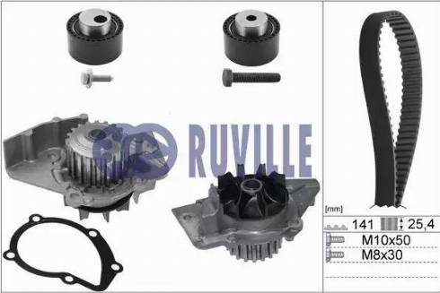 Ruville 55921711 - Water Pump & Timing Belt Set autospares.lv