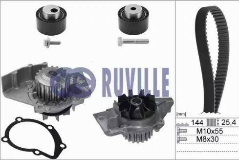 Ruville 55921731 - Water Pump & Timing Belt Set autospares.lv