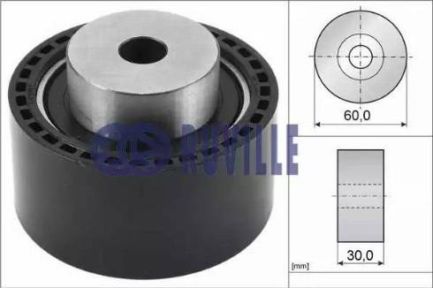 Ruville 55922 - Deflection / Guide Pulley, timing belt autospares.lv