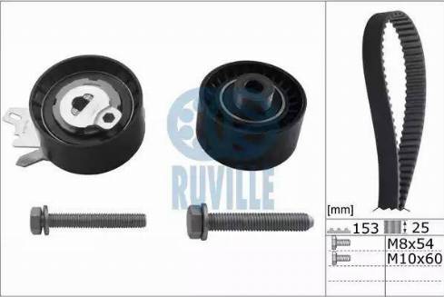 Ruville 5597770 - Timing Belt Set autospares.lv