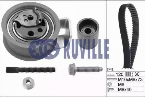 Ruville 5549470 - Timing Belt Set autospares.lv