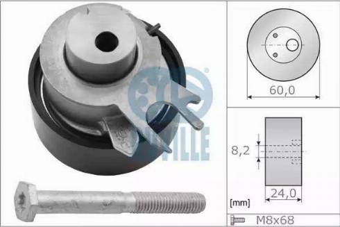 Ruville 55456 - Tensioner Pulley, timing belt autospares.lv