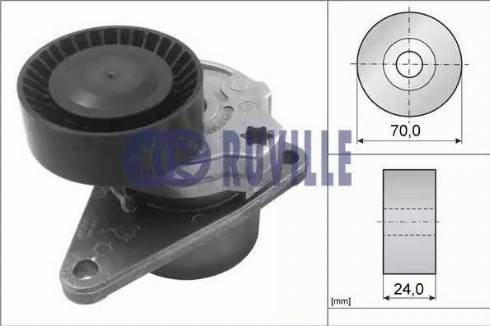 Ruville 55545 - Belt Tensioner, v-ribbed belt autospares.lv