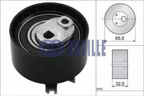 Ruville 55566 - Tensioner Pulley, timing belt autospares.lv