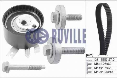 Ruville 5558170 - Timing Belt Set autospares.lv