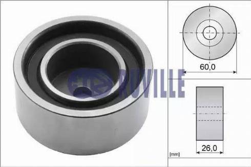 Ruville 55576 - Pulley, v-ribbed belt autospares.lv