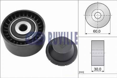 Ruville 55619 - Pulley, v-ribbed belt autospares.lv