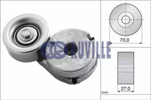 Ruville 55631 - Belt Tensioner, v-ribbed belt autospares.lv