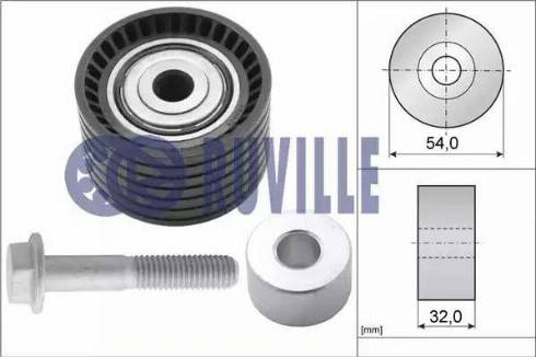 Ruville 55633 - Deflection / Guide Pulley, timing belt autospares.lv