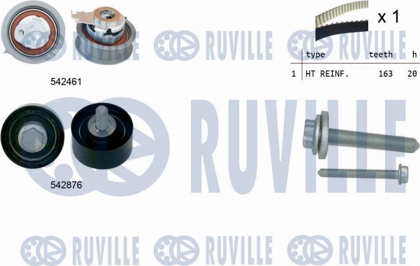 Ruville 550495 - Timing Belt Set autospares.lv