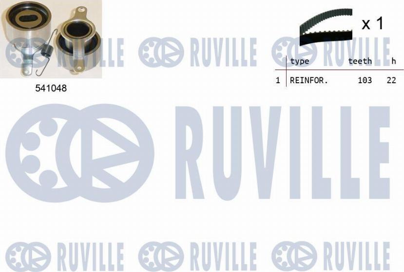Ruville 550449 - Timing Belt Set autospares.lv