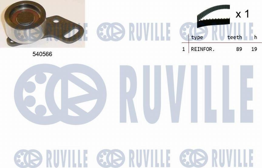 Ruville 550459 - Timing Belt Set autospares.lv