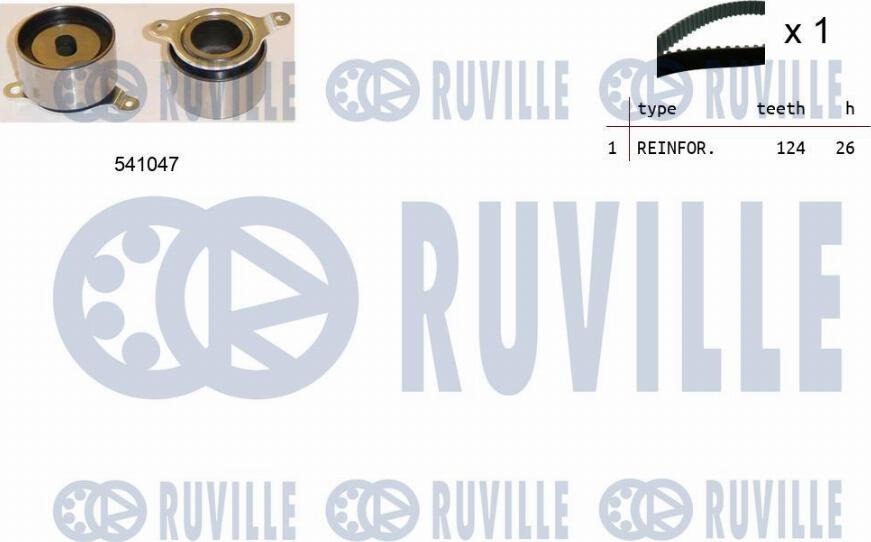 Ruville 550414 - Timing Belt Set autospares.lv