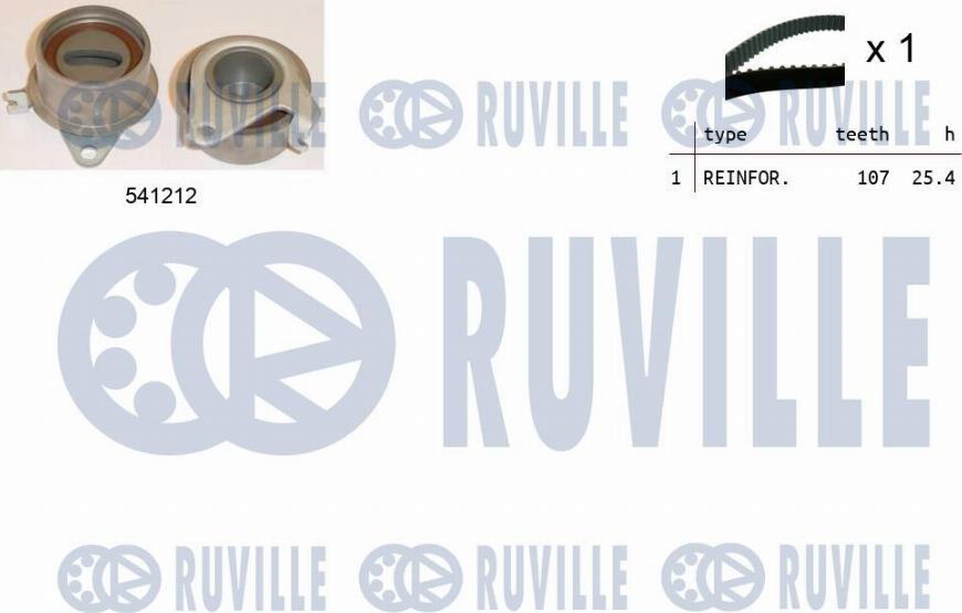 Ruville 550417 - Timing Belt Set autospares.lv