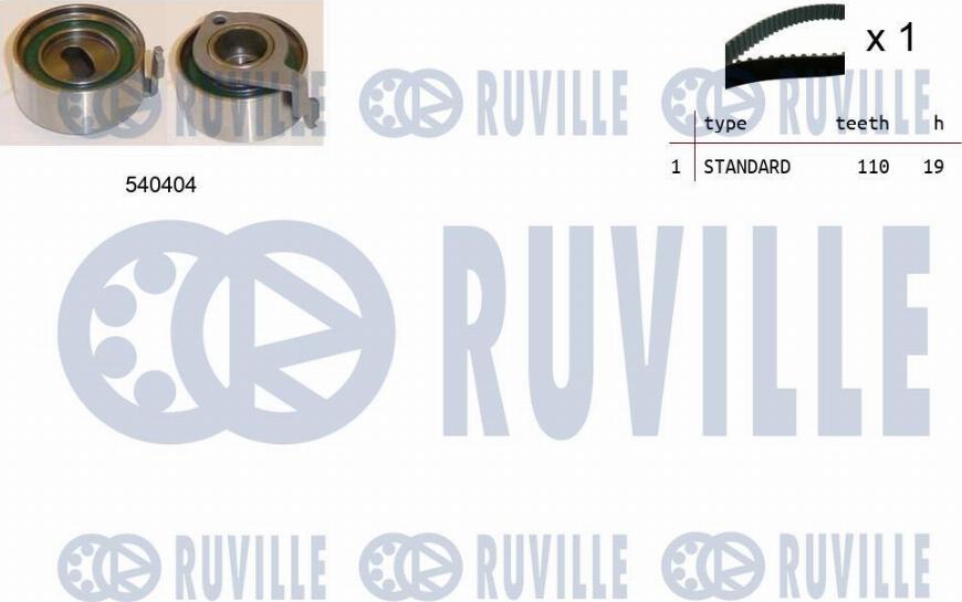 Ruville 550483 - Timing Belt Set autospares.lv