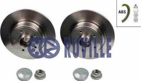 Ruville 5504BD - Brake Disc autospares.lv