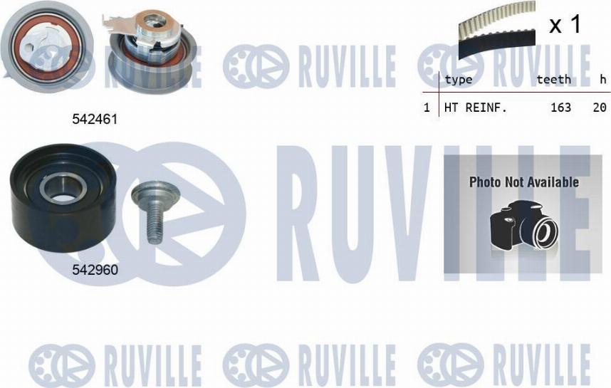 Ruville 550509 - Timing Belt Set autospares.lv