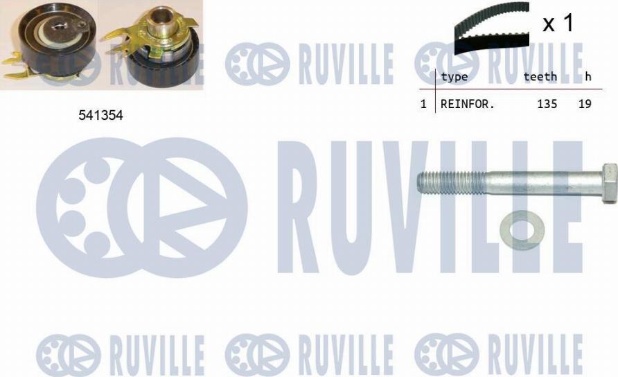 Ruville 550097 - Timing Belt Set autospares.lv