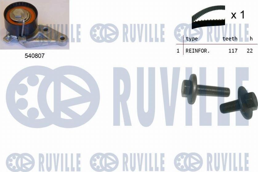 Ruville 550047 - Timing Belt Set autospares.lv