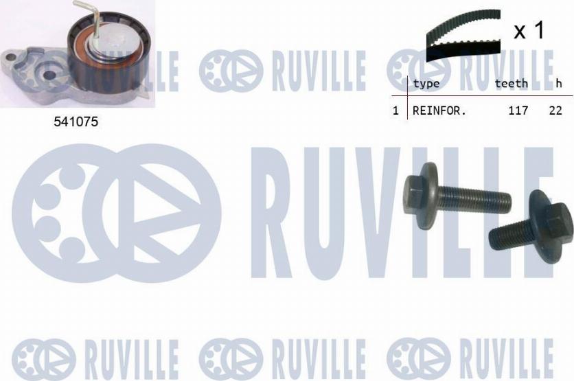 Ruville 550064 - Timing Belt Set autospares.lv