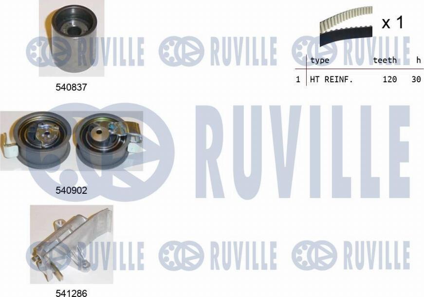 Ruville 550149 - Timing Belt Set autospares.lv