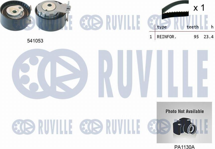 Ruville 5501191 - Water Pump & Timing Belt Set autospares.lv