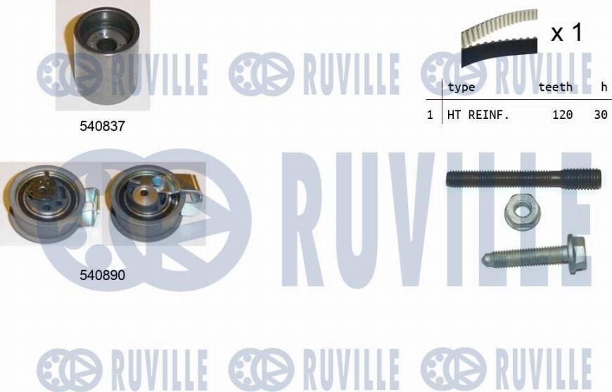 Ruville 550137 - Timing Belt Set autospares.lv