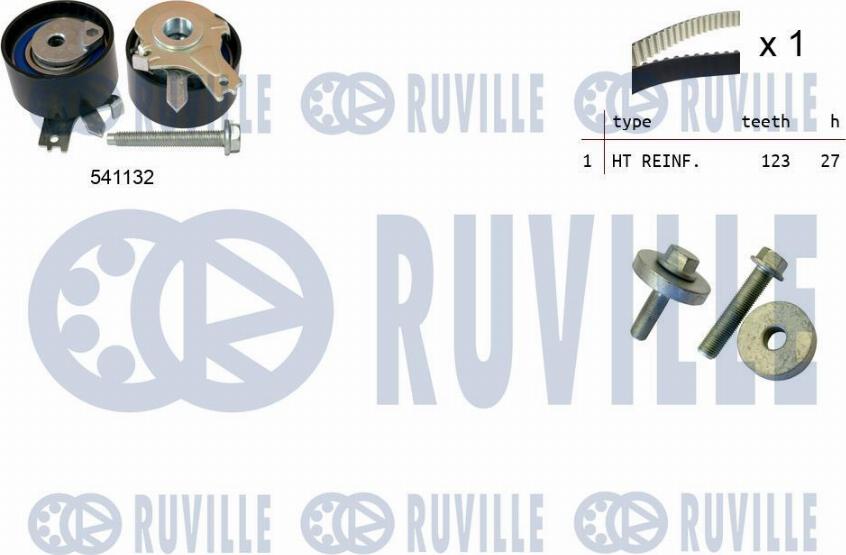 Ruville 550355 - Timing Belt Set autospares.lv