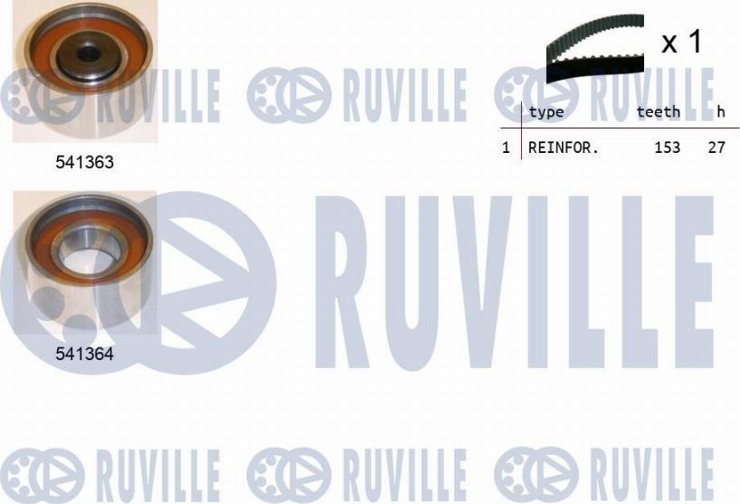 Ruville 550307 - Timing Belt Set autospares.lv