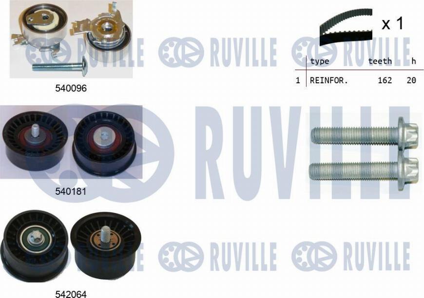 Ruville 550317 - Timing Belt Set autospares.lv