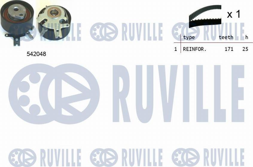 Ruville 550339 - Timing Belt Set autospares.lv